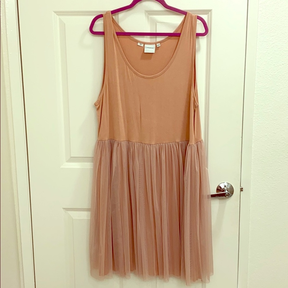 Junarose Tulle Blush Dress